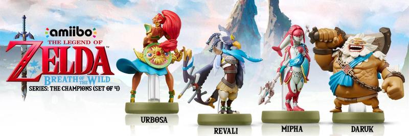 Amiibo The Champions - The Legend of Zelda: Breath of The Wild